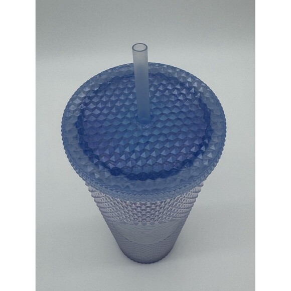 Starbucks Studded Mermaid Light Blue Cold Cup Tumbler 24oz 11134069 New - Picture 5 of 7